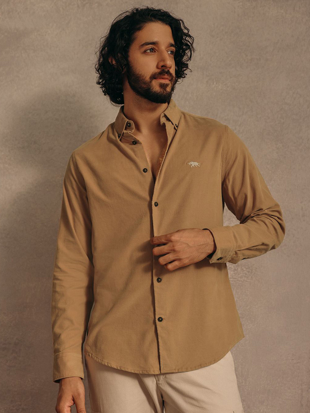 Andamen Long Sleeves Corduroy Shirt