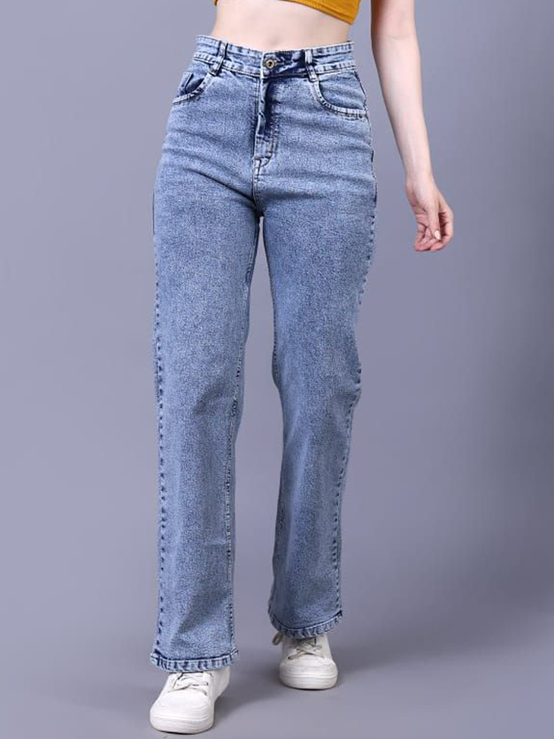 VK FASHION Women Jean Slim Fit High-Rise Light Fade Stretchable Jeans