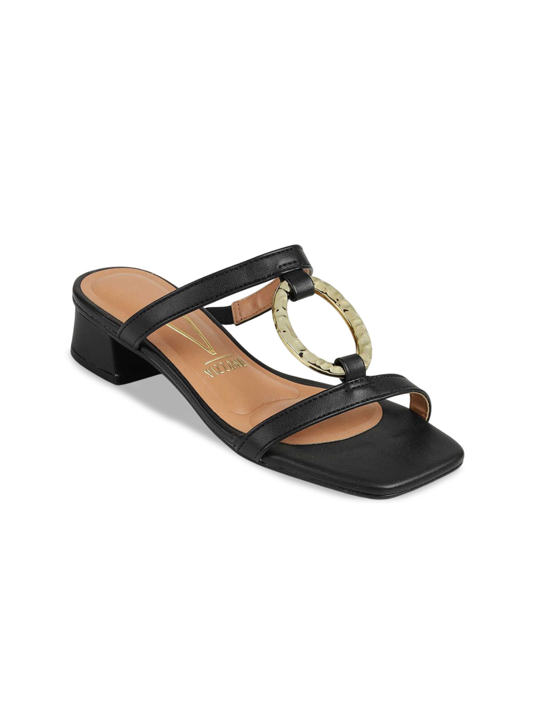 Vizzano Women Open Toe Open Back Block Heel Sandals