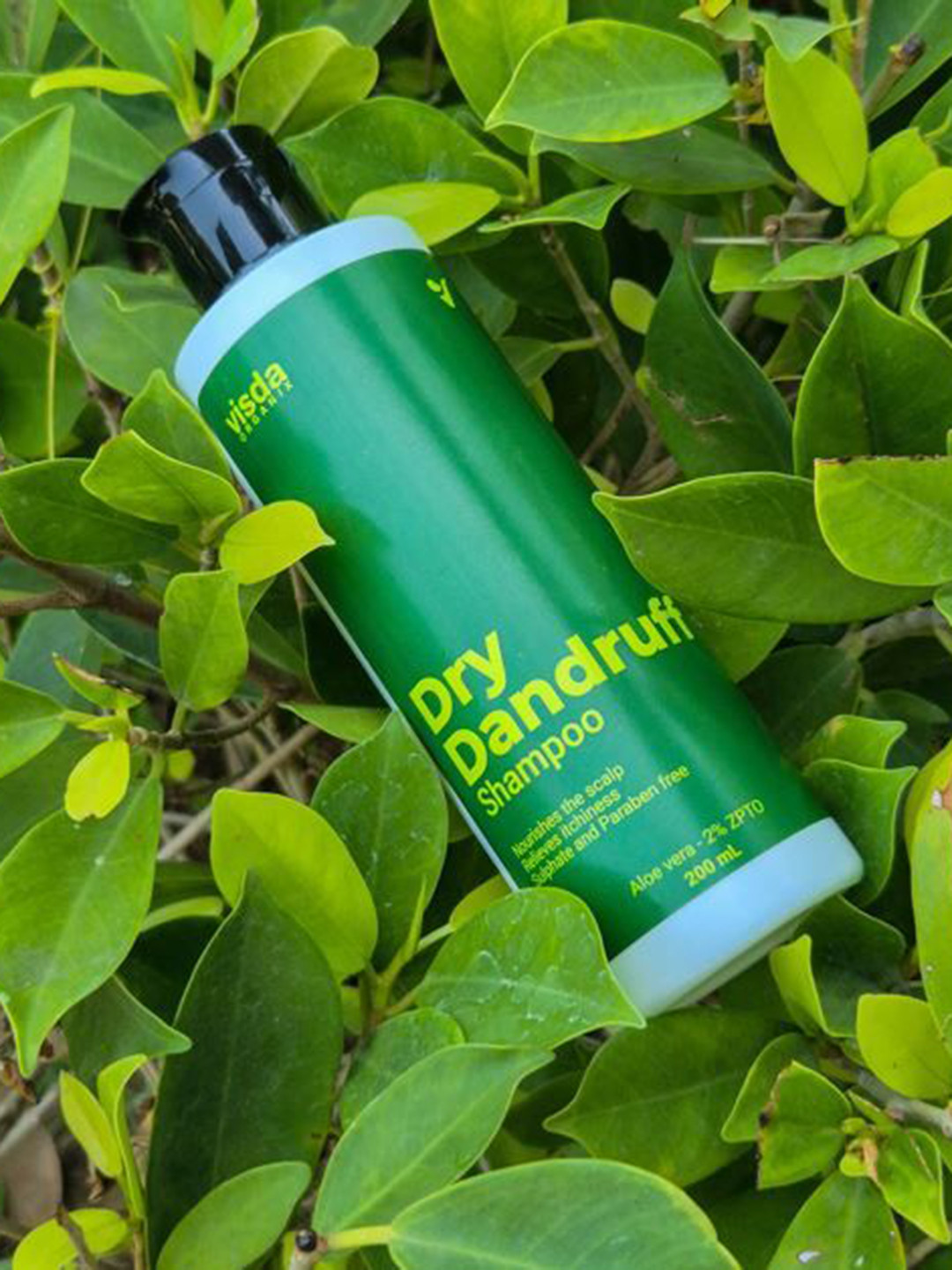 Visda Organix Dry Dandruff Shampoo With Aloe Vera - 200 ml