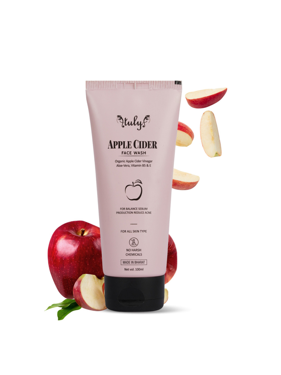 Atulya Medilink Apple Cider Facewash Enriched With Aloe-Vera Vitamin B5 & E- 100 ml