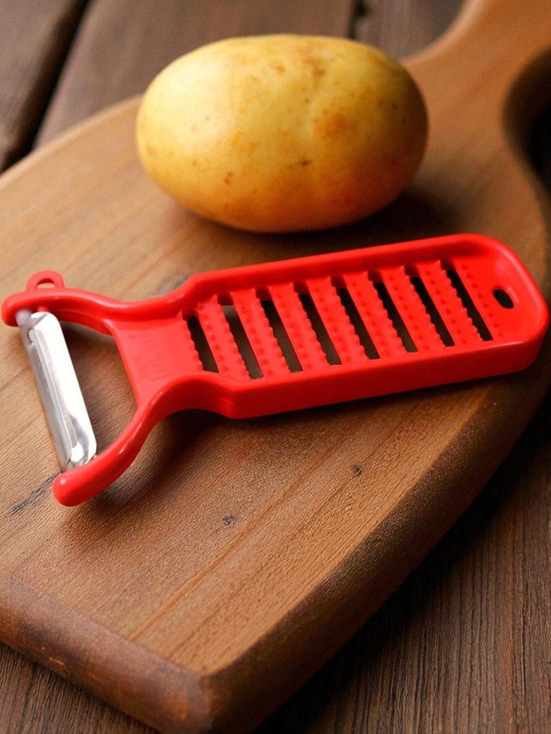 DeoDap Plastic Handle Fruits And Vegetable Grater and Peeler