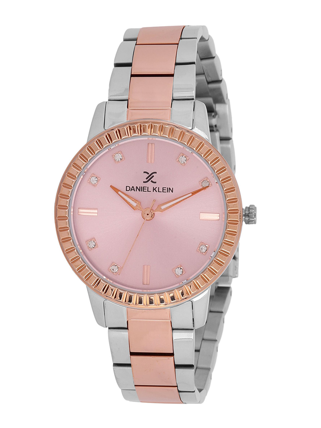 Daniel Klein Women Round Dial & Bracelet Style Straps Analogue Watch DK.1.13010-5