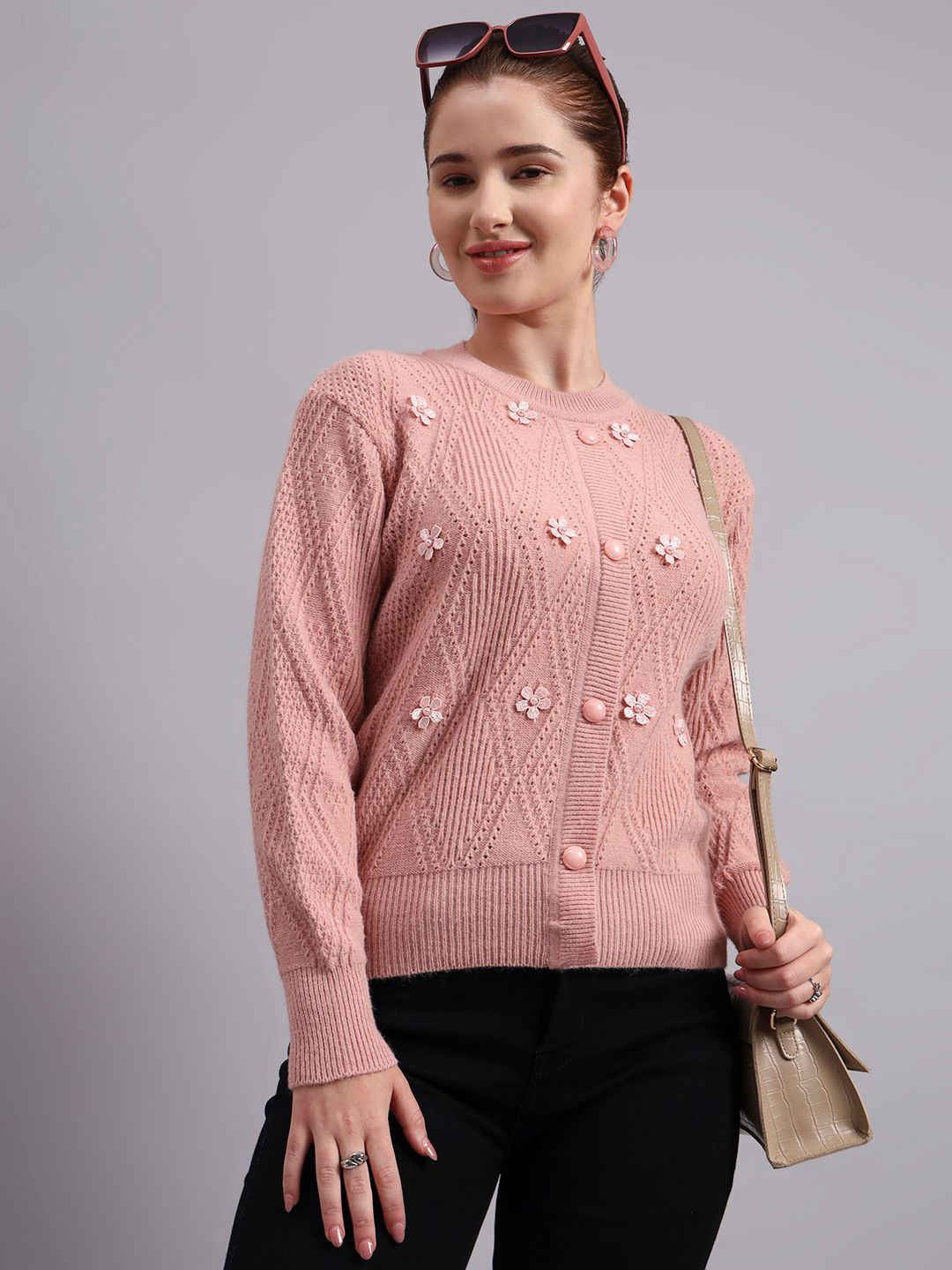 MODKLINE WITH MK Cable Knit Woollen Pullover