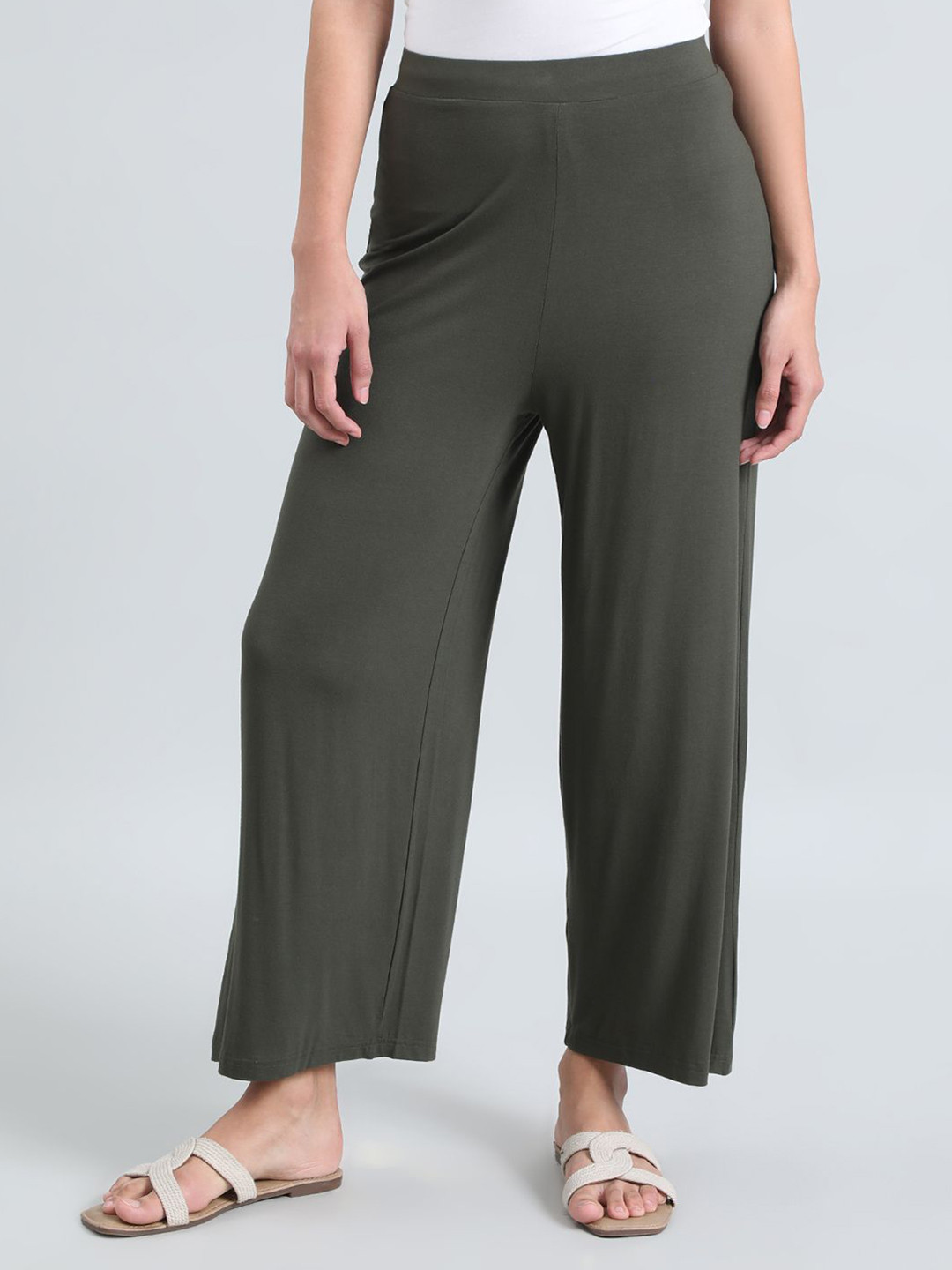 Go Colors Straight Fit Palazzo