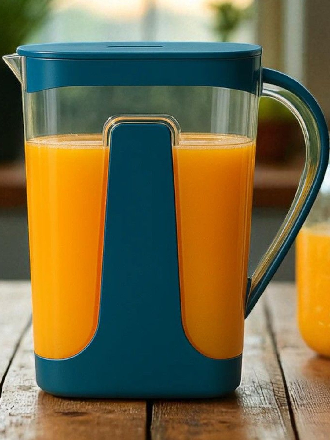 DeoDap Plastic Transparent Unbreakable Jug with Handle- 2000 ML