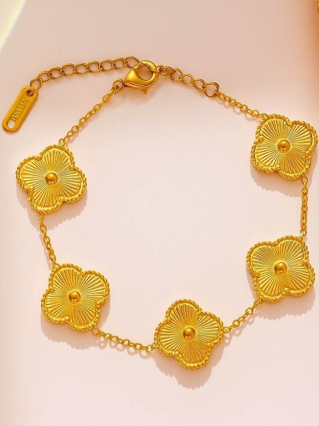 Bauble Cluster Women Gold-Plated Charm Bracelet