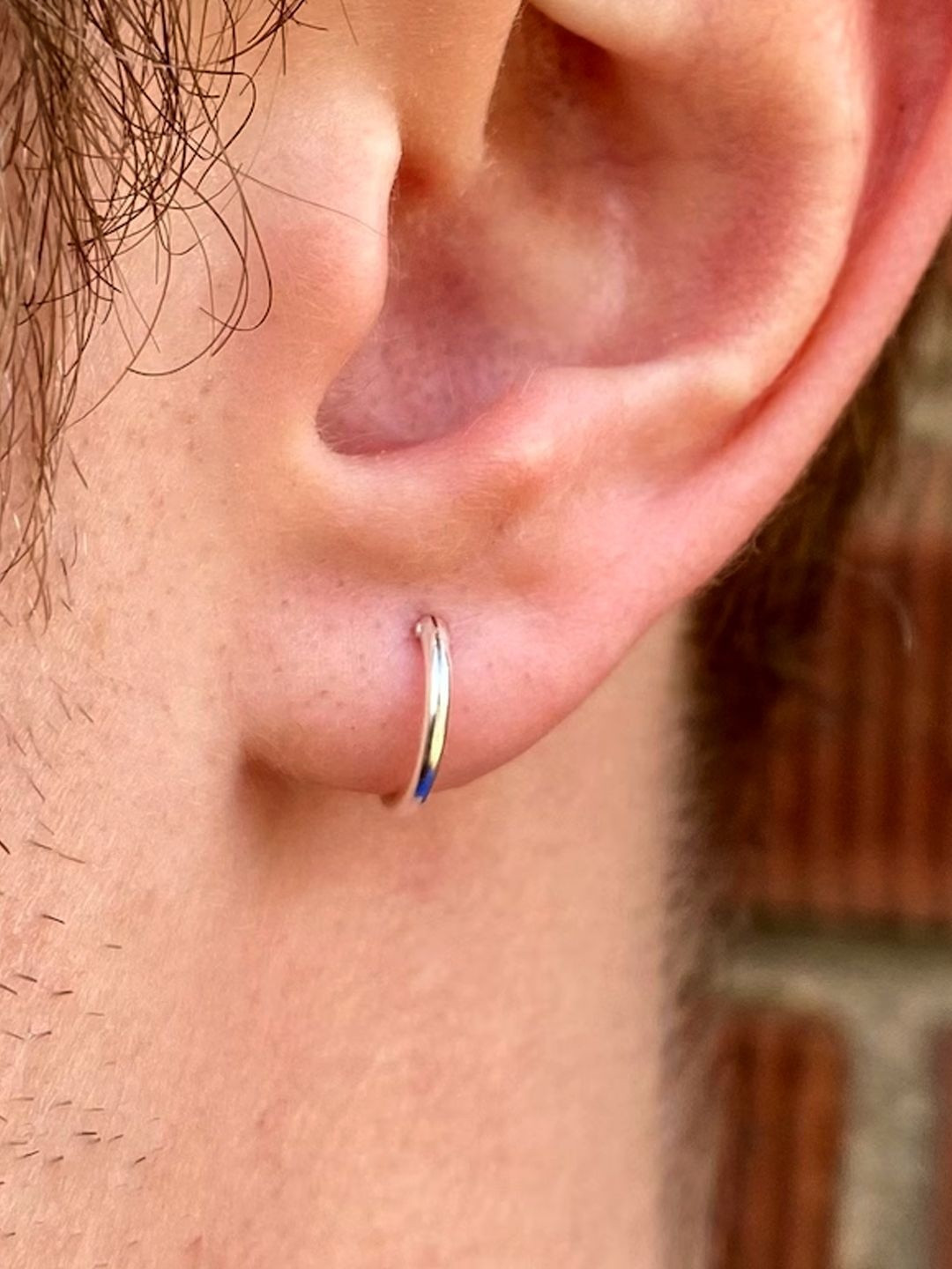 Roadster Men Classic Sterling Silver Circle Bali