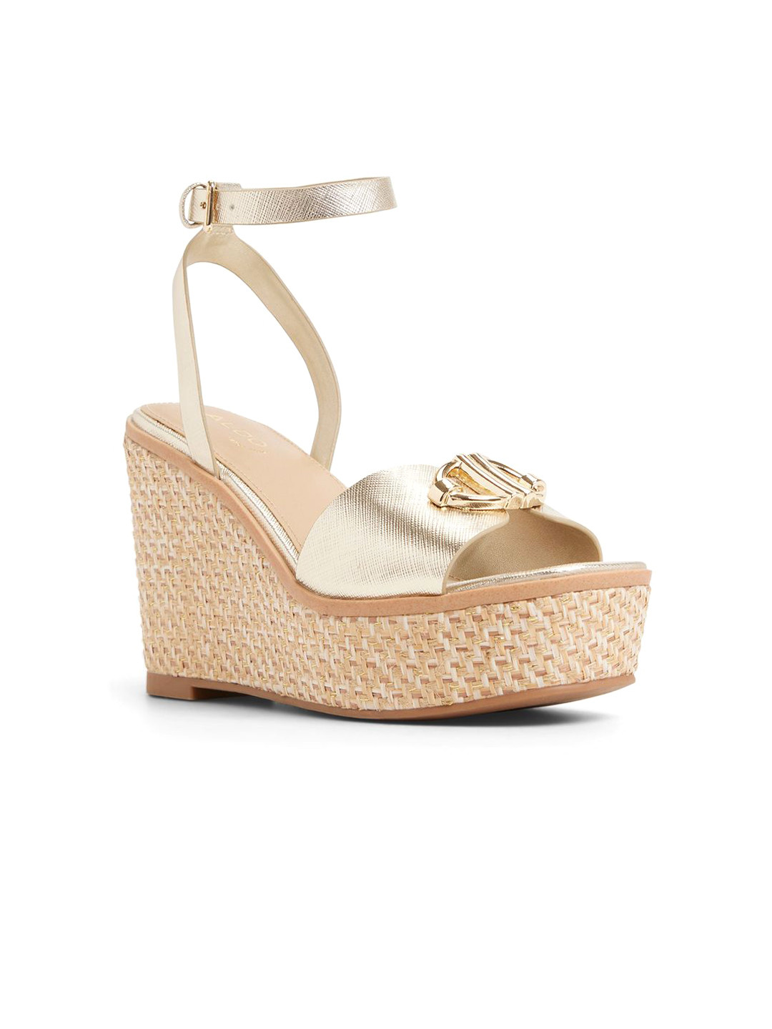 ALDO DROIN Women Wedge Peep Toes with Bows