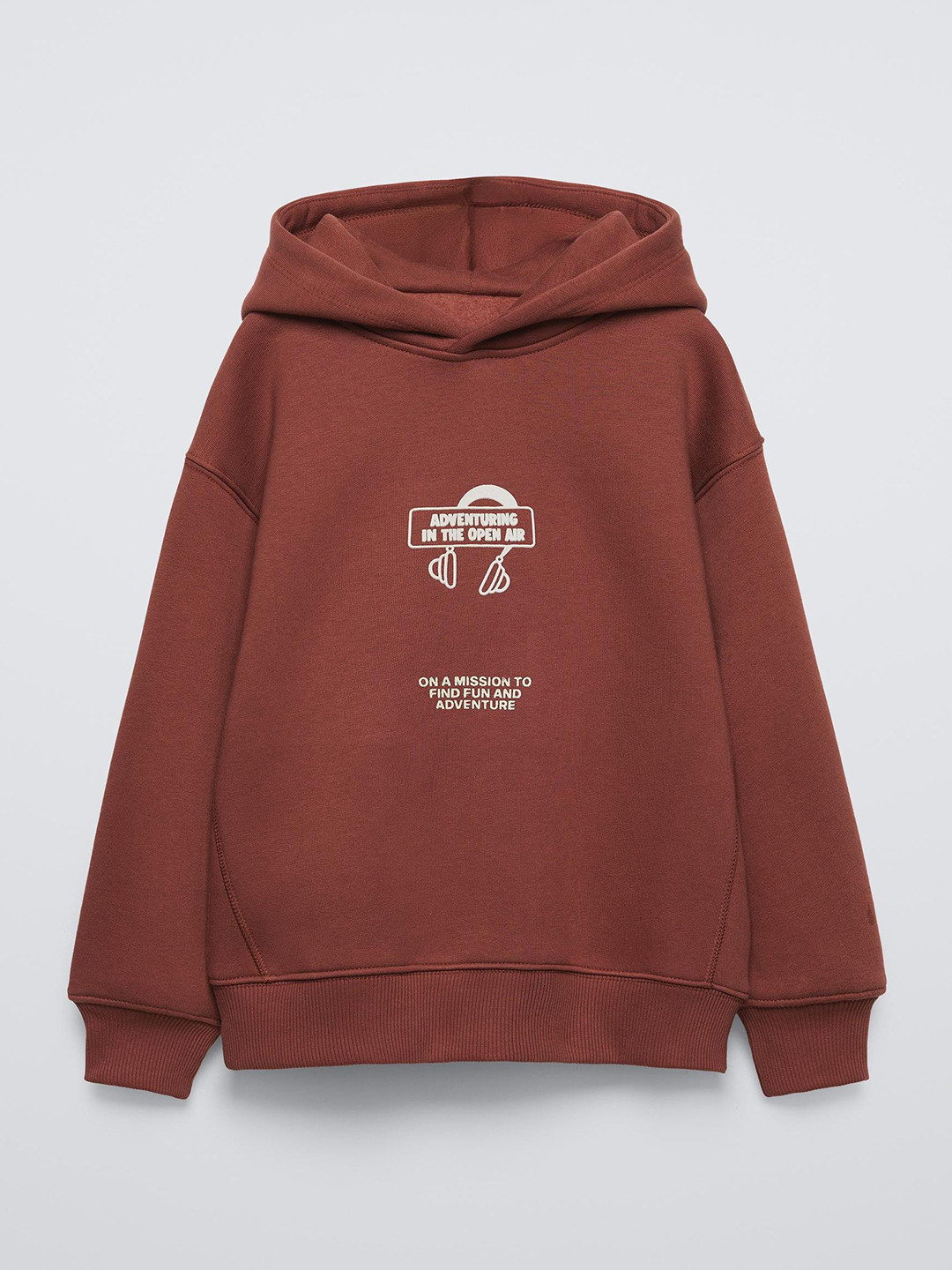 Alan Jones Boys Oversize Hoodie with Placement Print