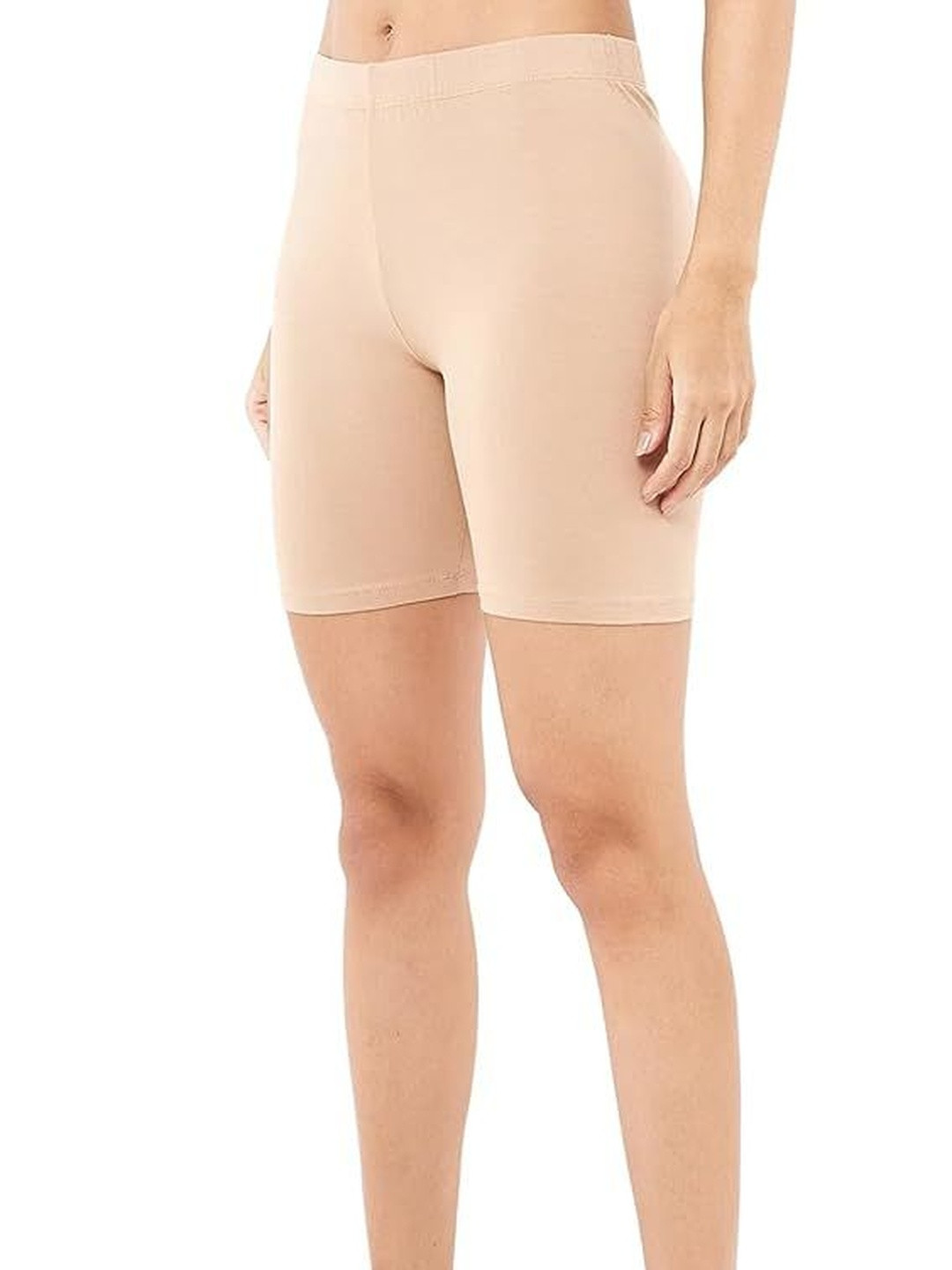 Eleg & Stilance Women Pack Of 2 Seamless High-Waist Shaping Sports Shorts