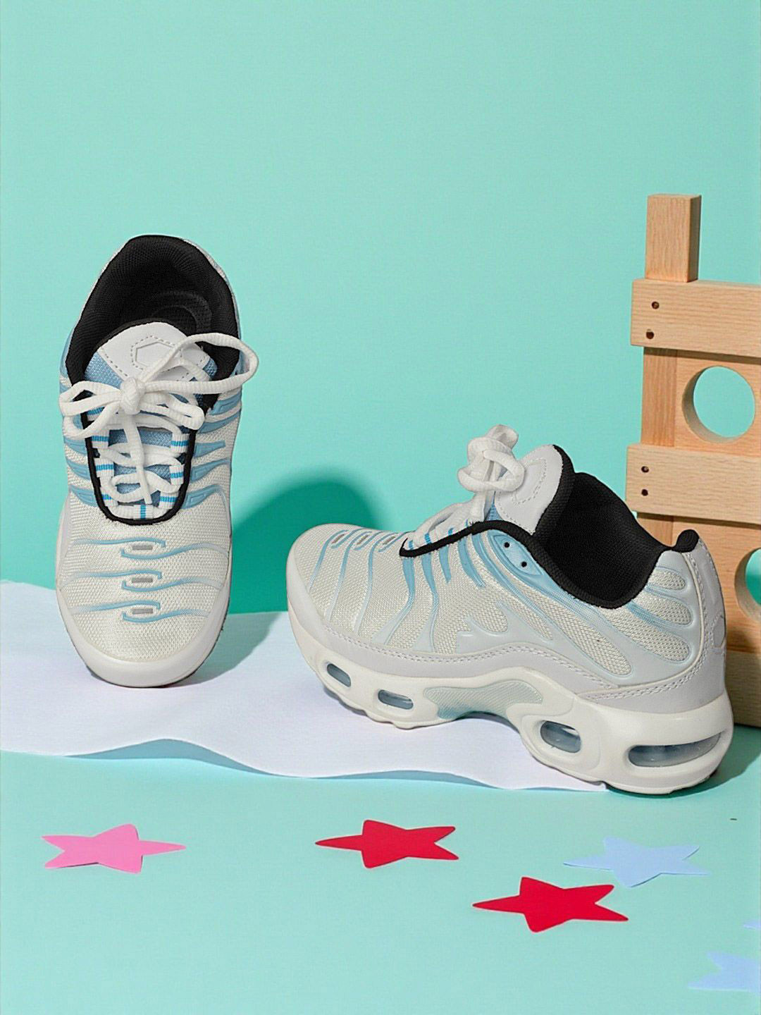 Truffle Collection Kids Colourblocked Lace-Ups Sneakers Shoes