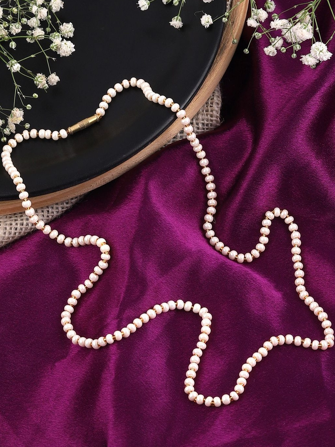 GILHER Women Crystal Stone Beads Single Chain