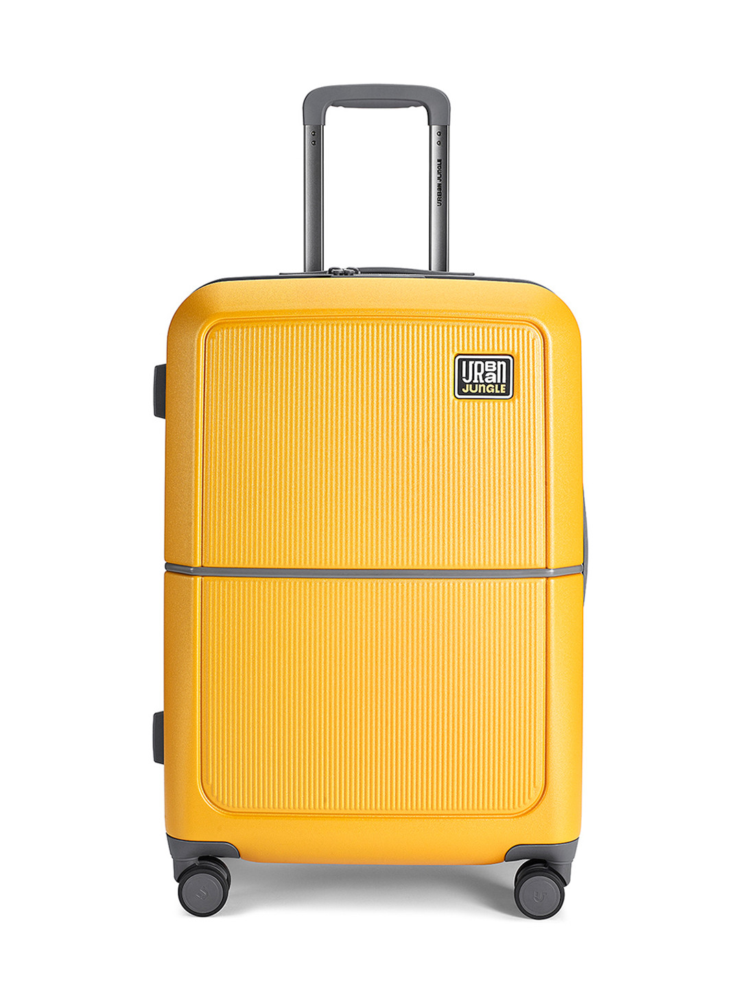 Urban Jungle By Safari Yellow Hardside Trolley Medium Polycarboante Suitcase