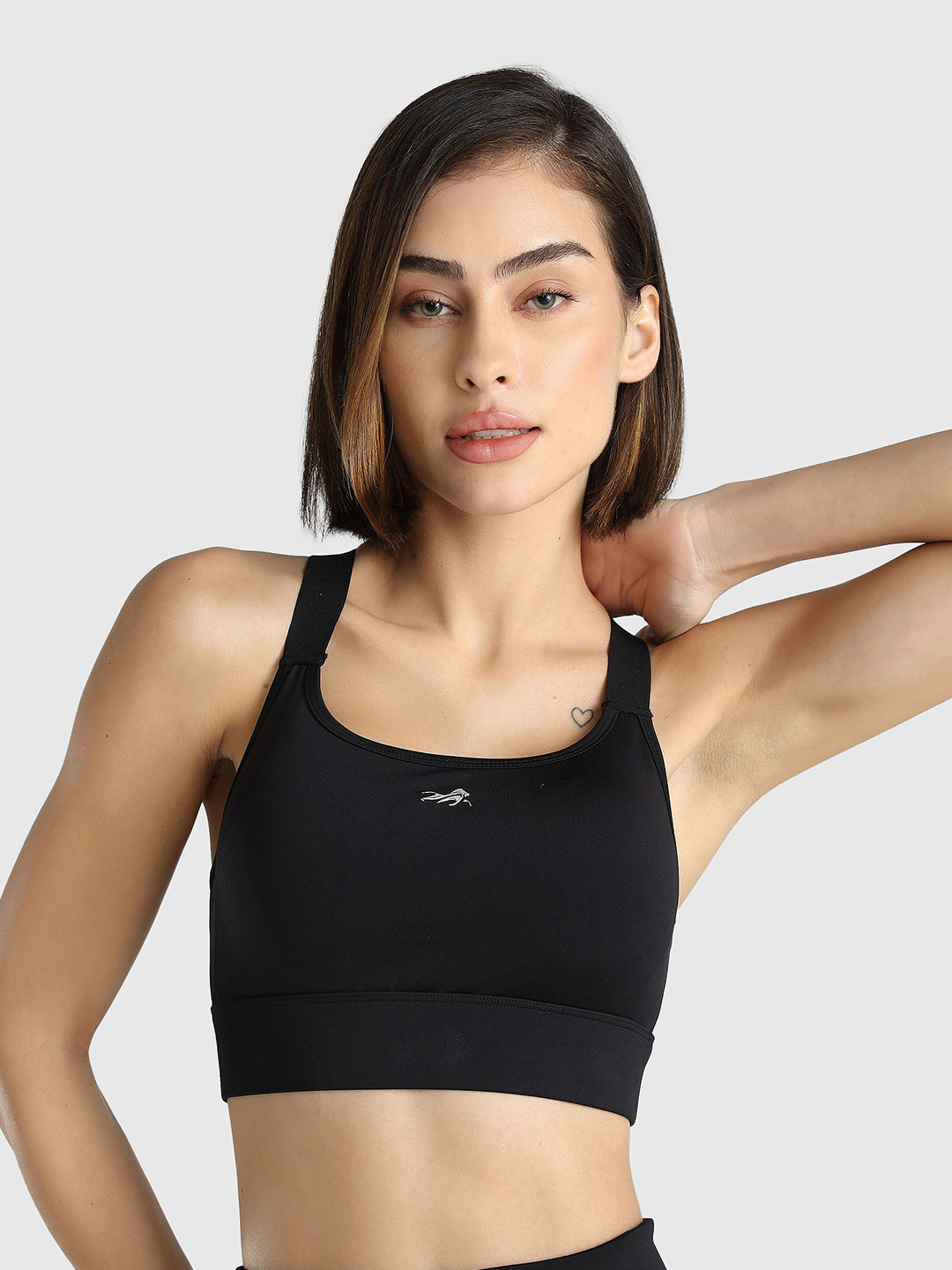 Musclemind Medium Coverage Cross-back Lightly Padded Sports Bra