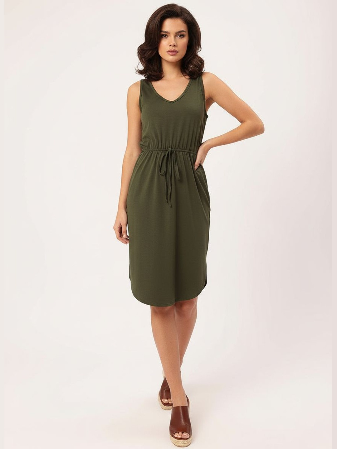 DressBerry Urban Chic Waist Tie-Ups Sheath Dress