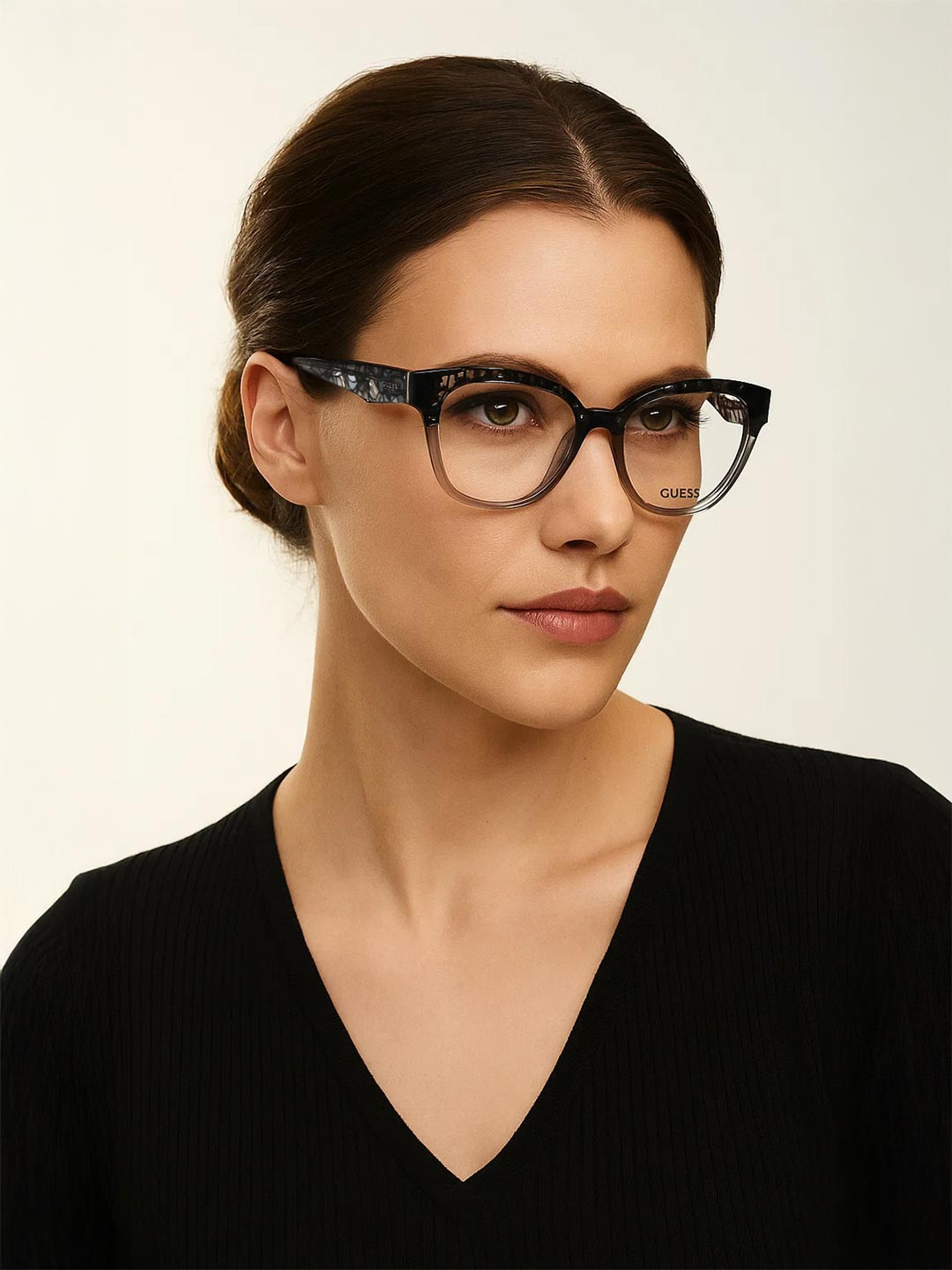 GUESS Women Abstract Full Rim Cateyes Frames