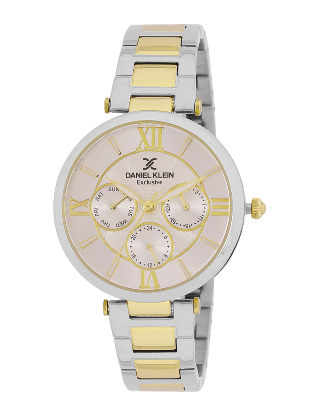 Daniel Klein Exclusive Women Patterned Dial & Bracelet Style Analogue Watch DK.1.12935-5