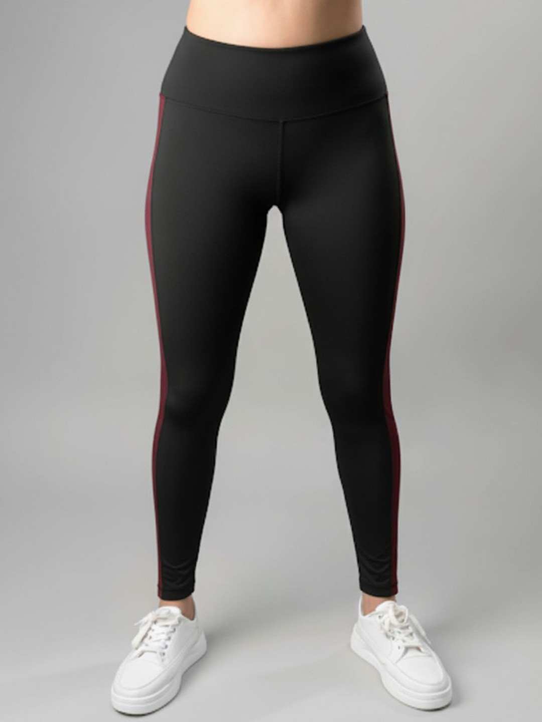FLURR High Waist Side Striped Rapid-Dry Tights
