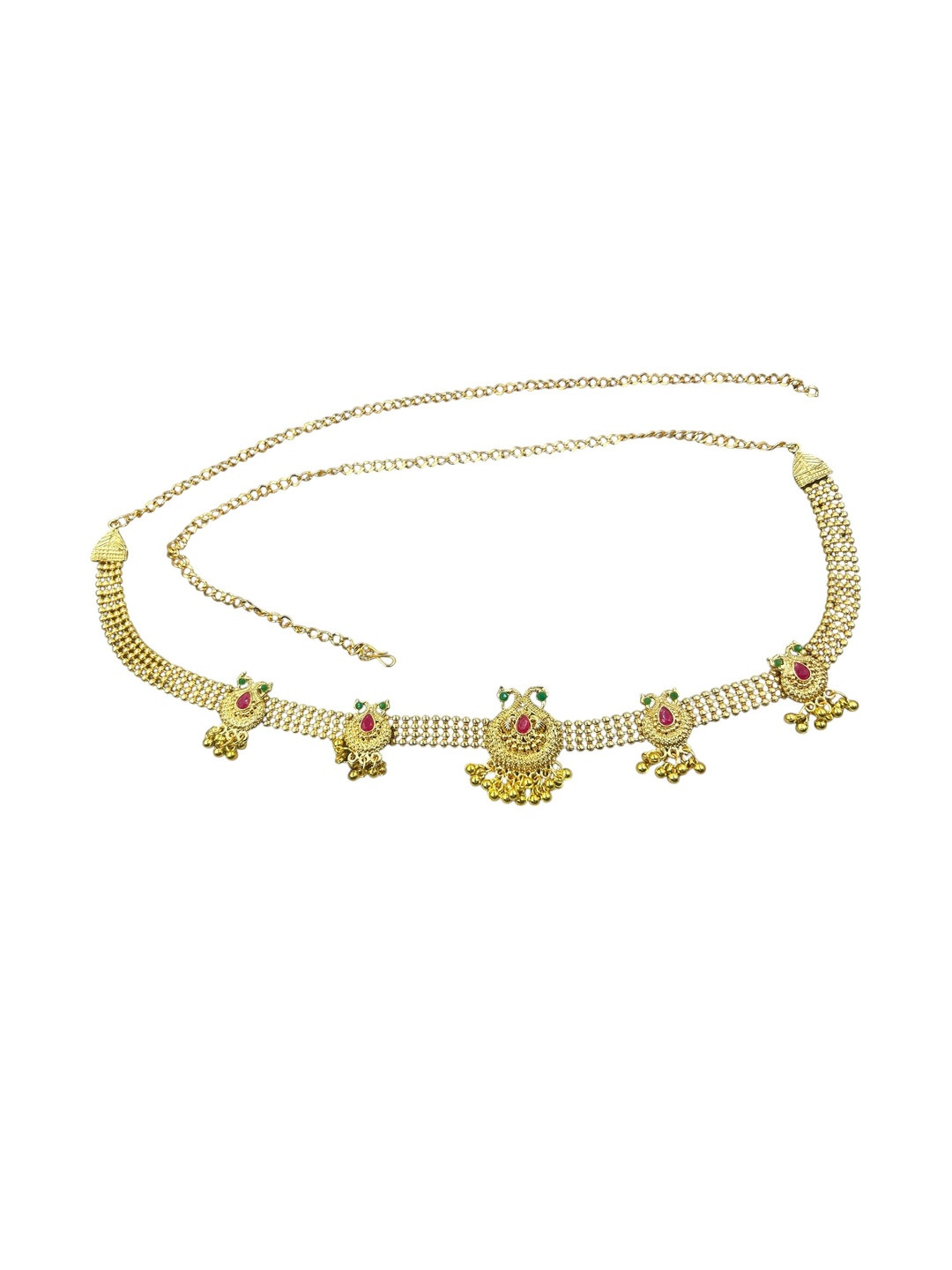 ANTIQUE JEWELLERY Pearls Studded Waist Chain Saree Accessories