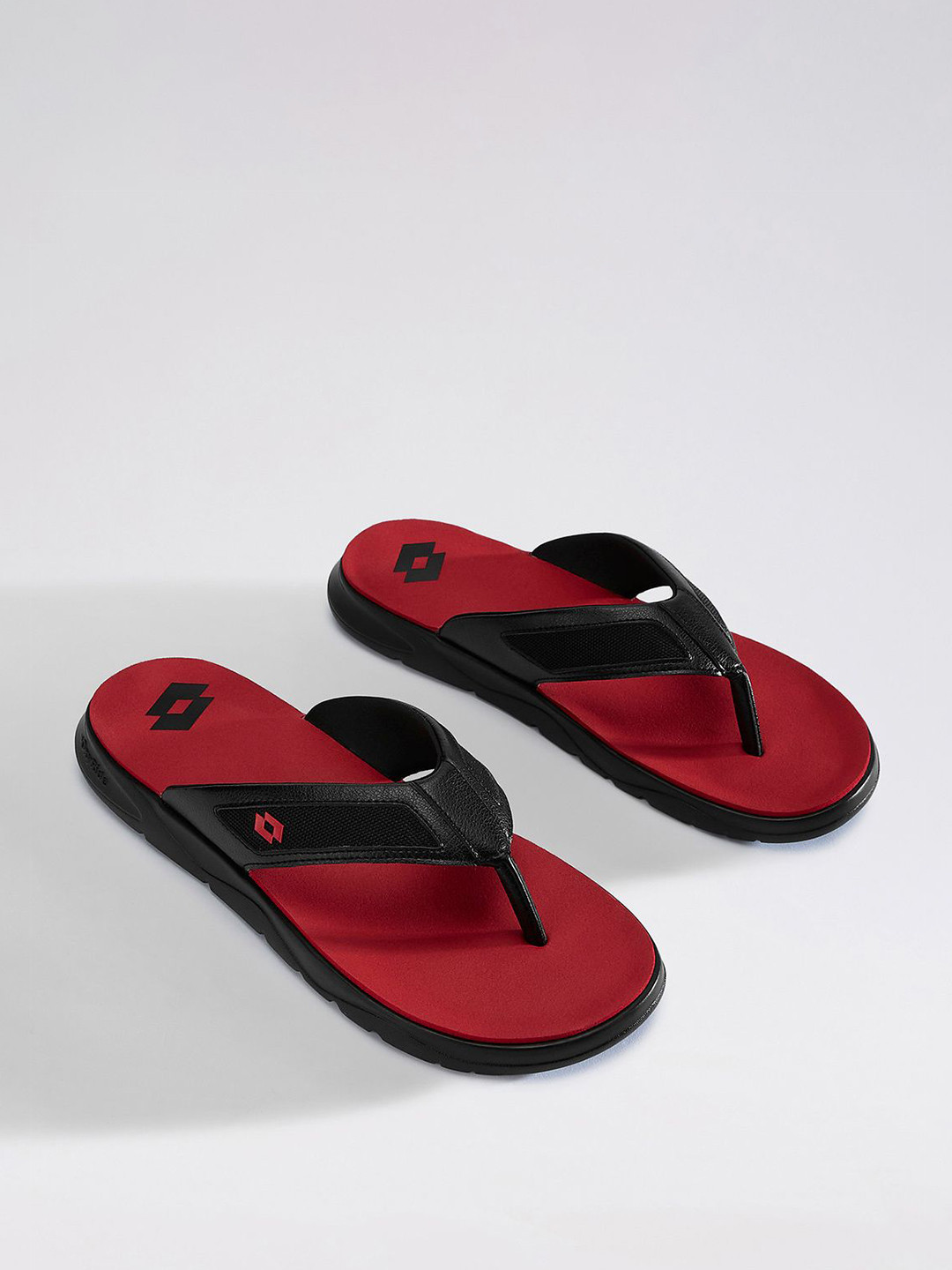 Lotto Men Evermove Black Flip Flops