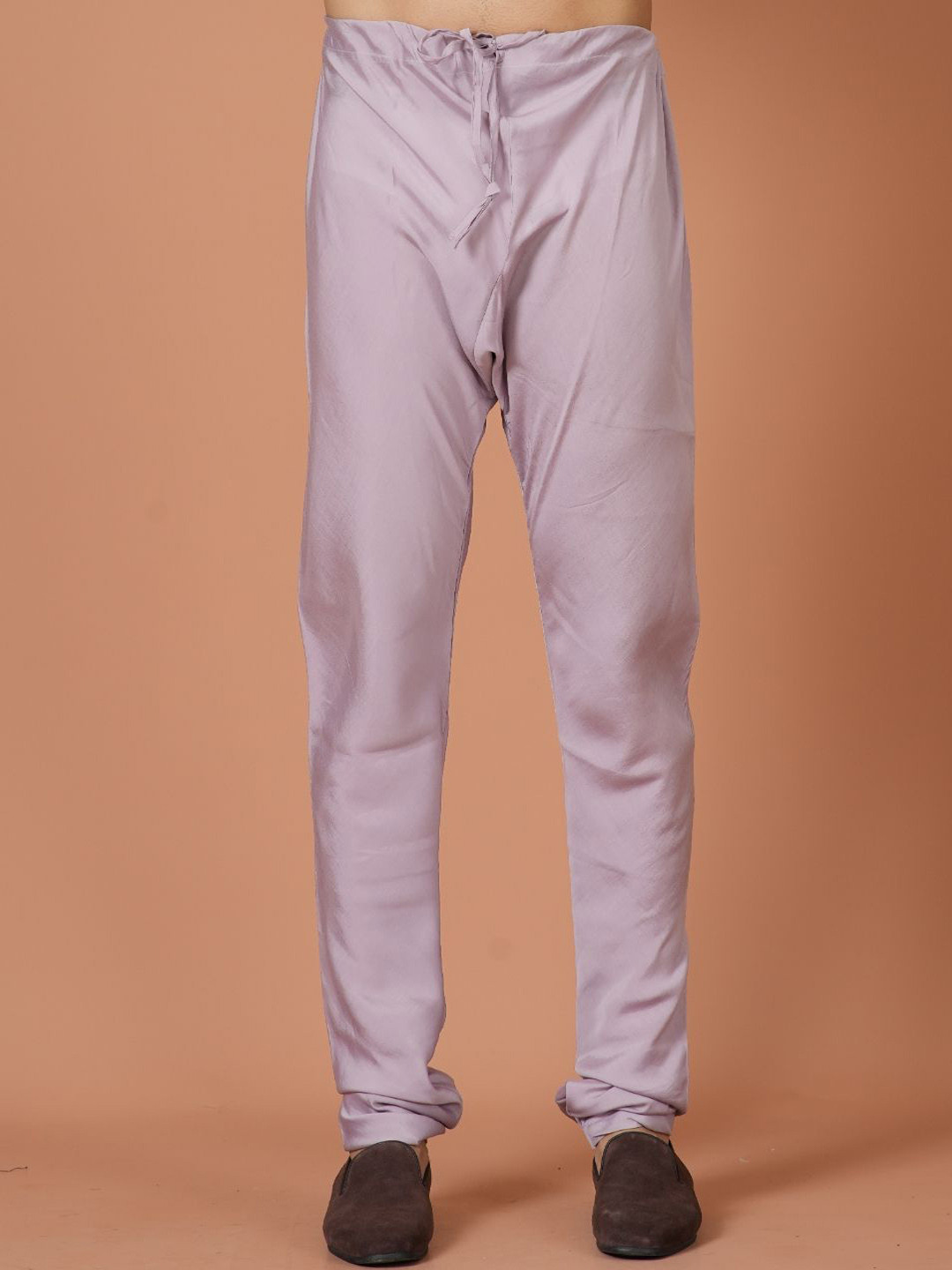 Simaaya Men Mid-Rise Slim-Fit Silk Churidar