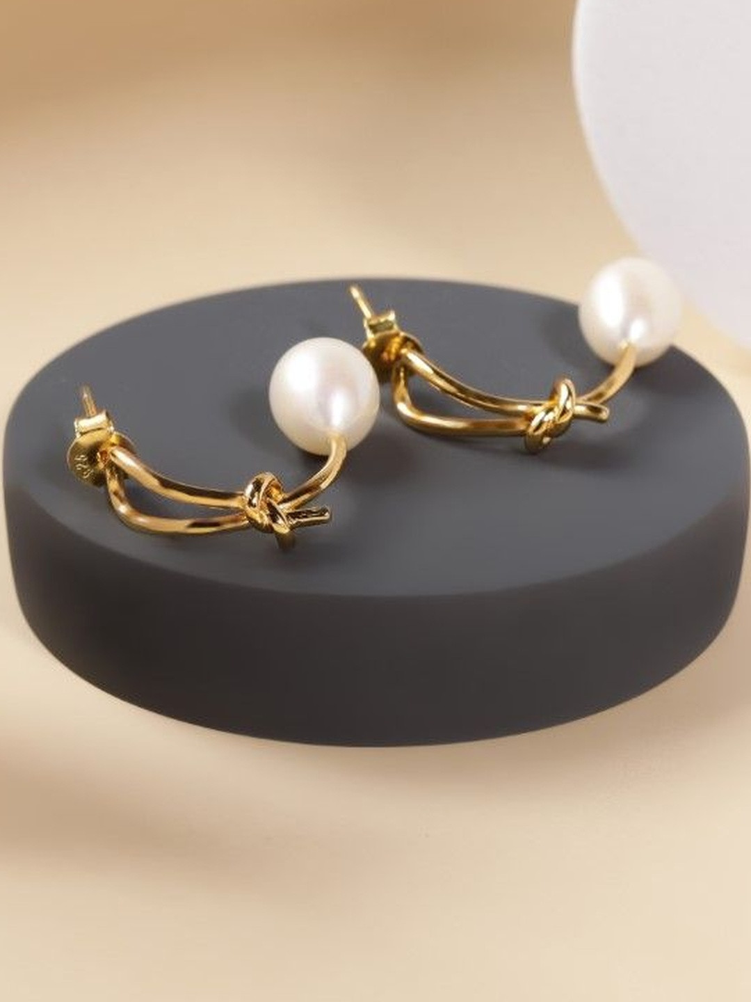 DIAVO Contemporary Knotted 925 Silver Earrings