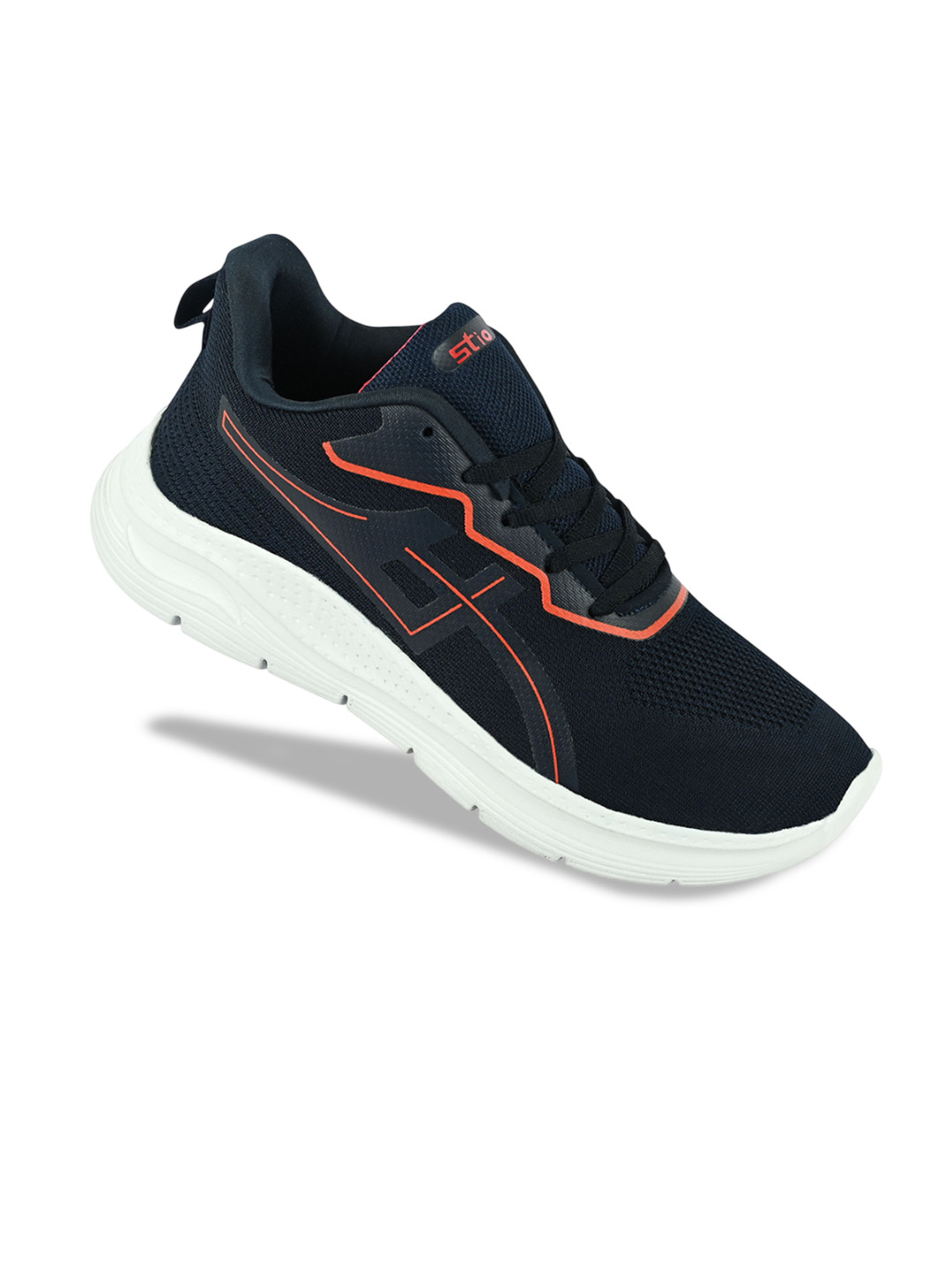 STIO Men Mesh Running Cushioned Footbed Non-Marking Shoes