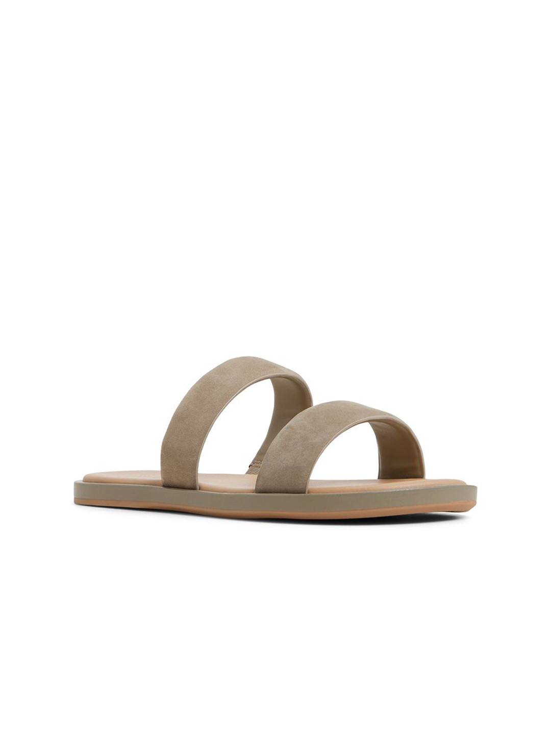 ALDO KRIOS Women Round Toe Double Strap Open Toe Flats