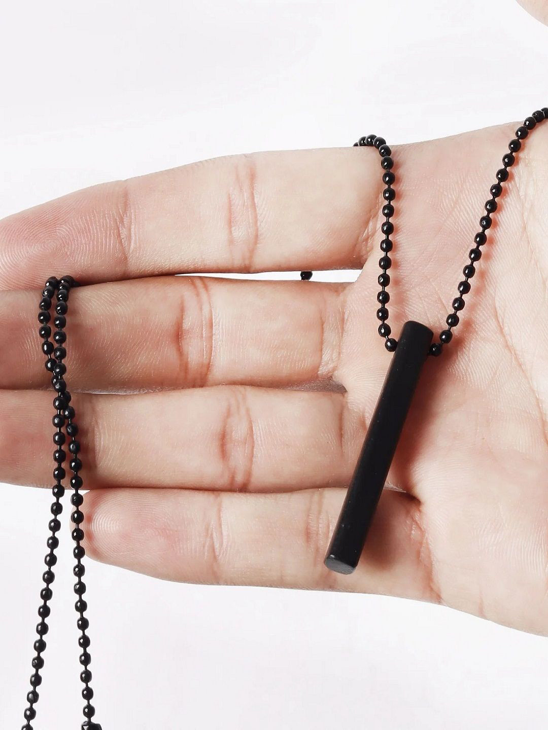 Arihant Shope Unisex Bar Shaped Pendant With Finger Ring