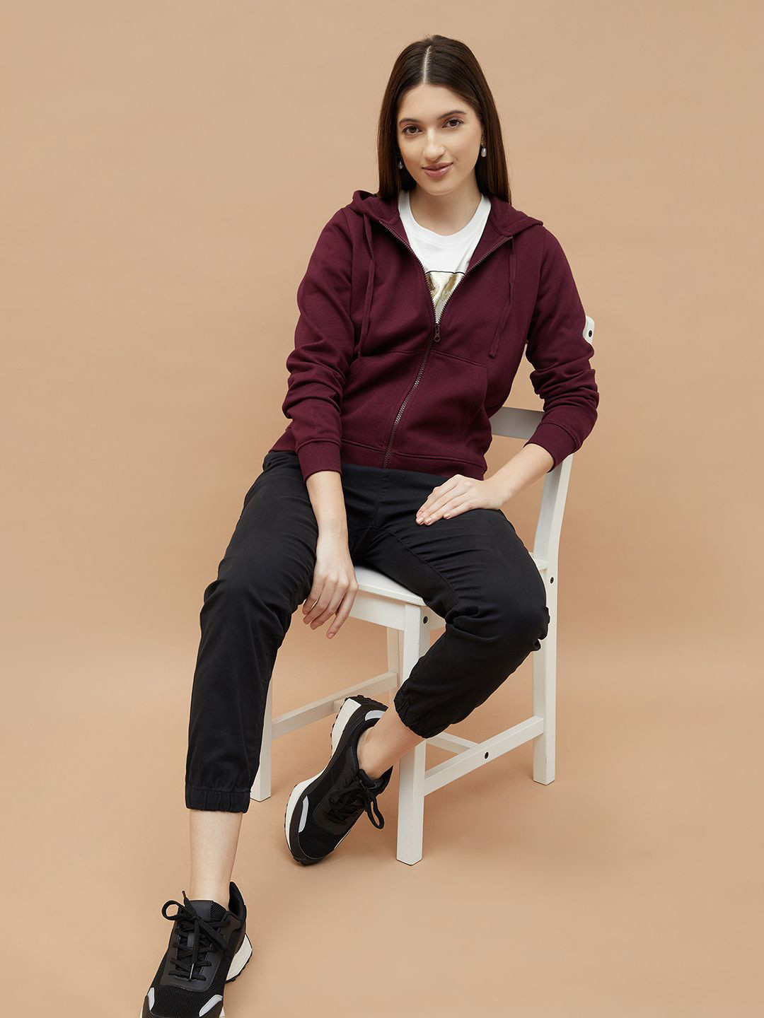 Fame Forever by Lifestyle Women Cotton Hooded Sweatshirt