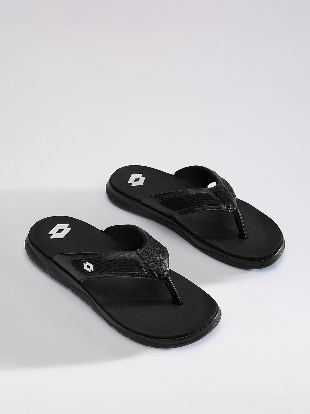 Lotto Men Evermove Black Flip Flops