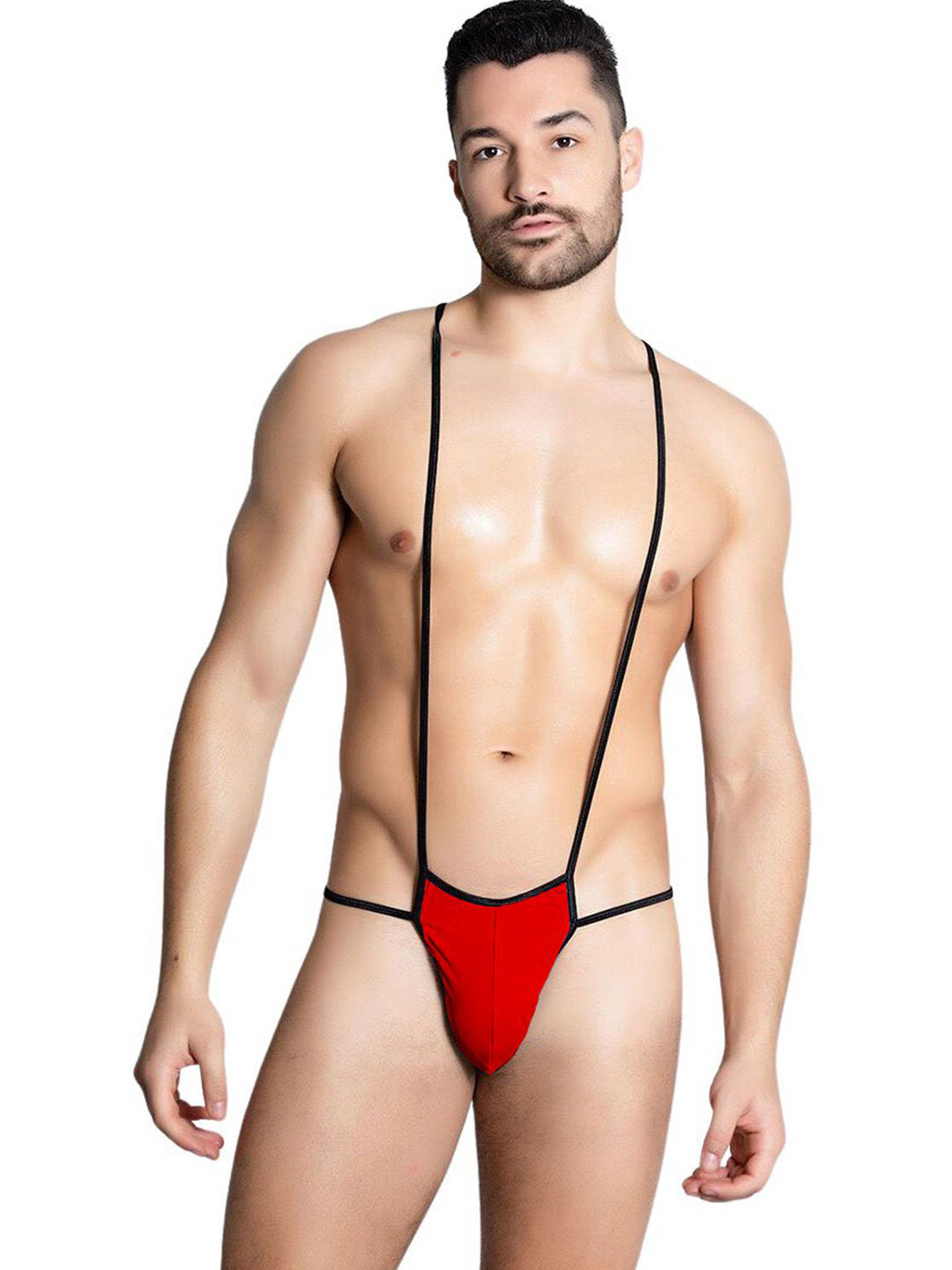 MOODSTRING High-Rise Suspender Basic Briefs