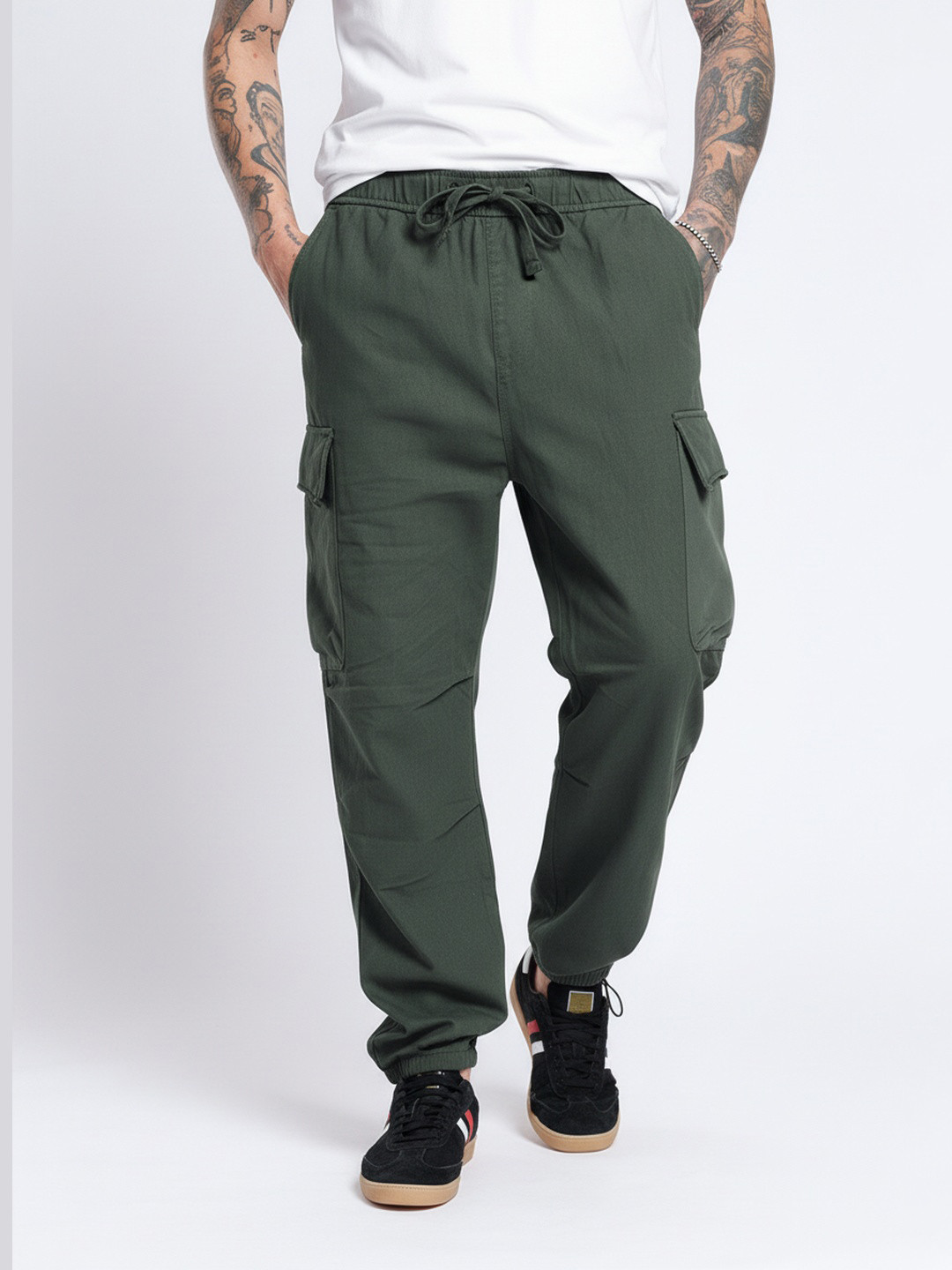 FCUK Men Street Vibe Toggle Hem Relaxed Fit Joggers