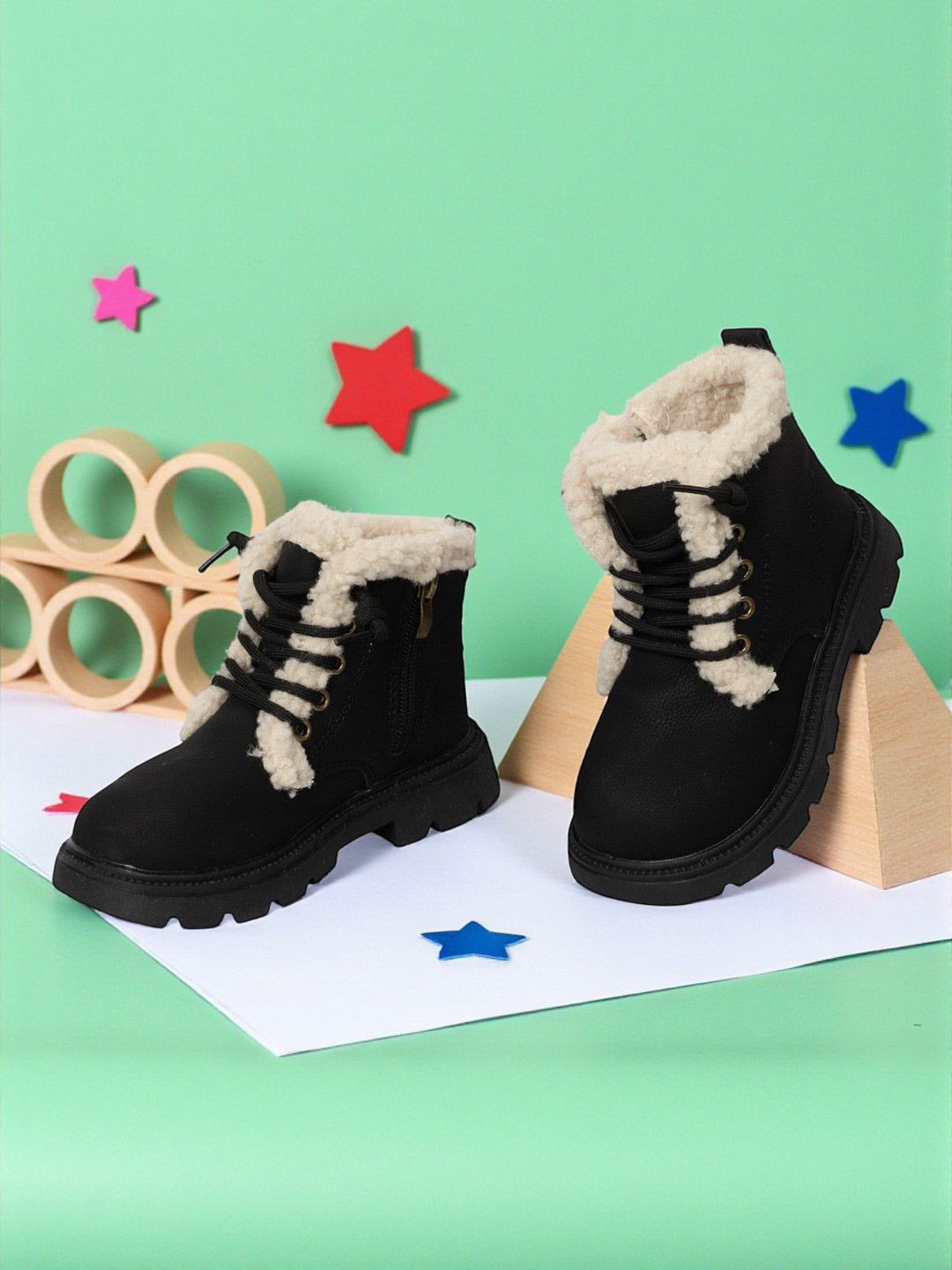 Truffle Collection Kids Zipper Winter Boots