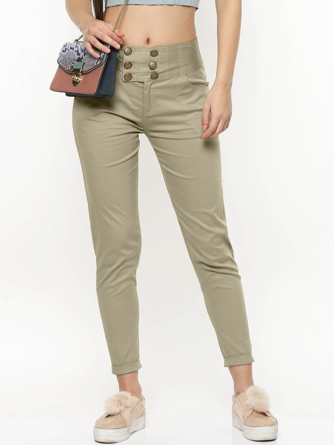 Moda Rapido Women Strechable Cotton Trousers