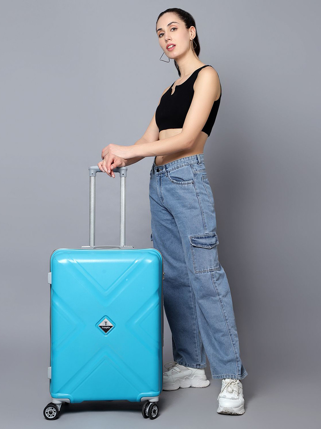 Trumpkin Hard Sided Medium Eco-friendly Trolley Suitcase