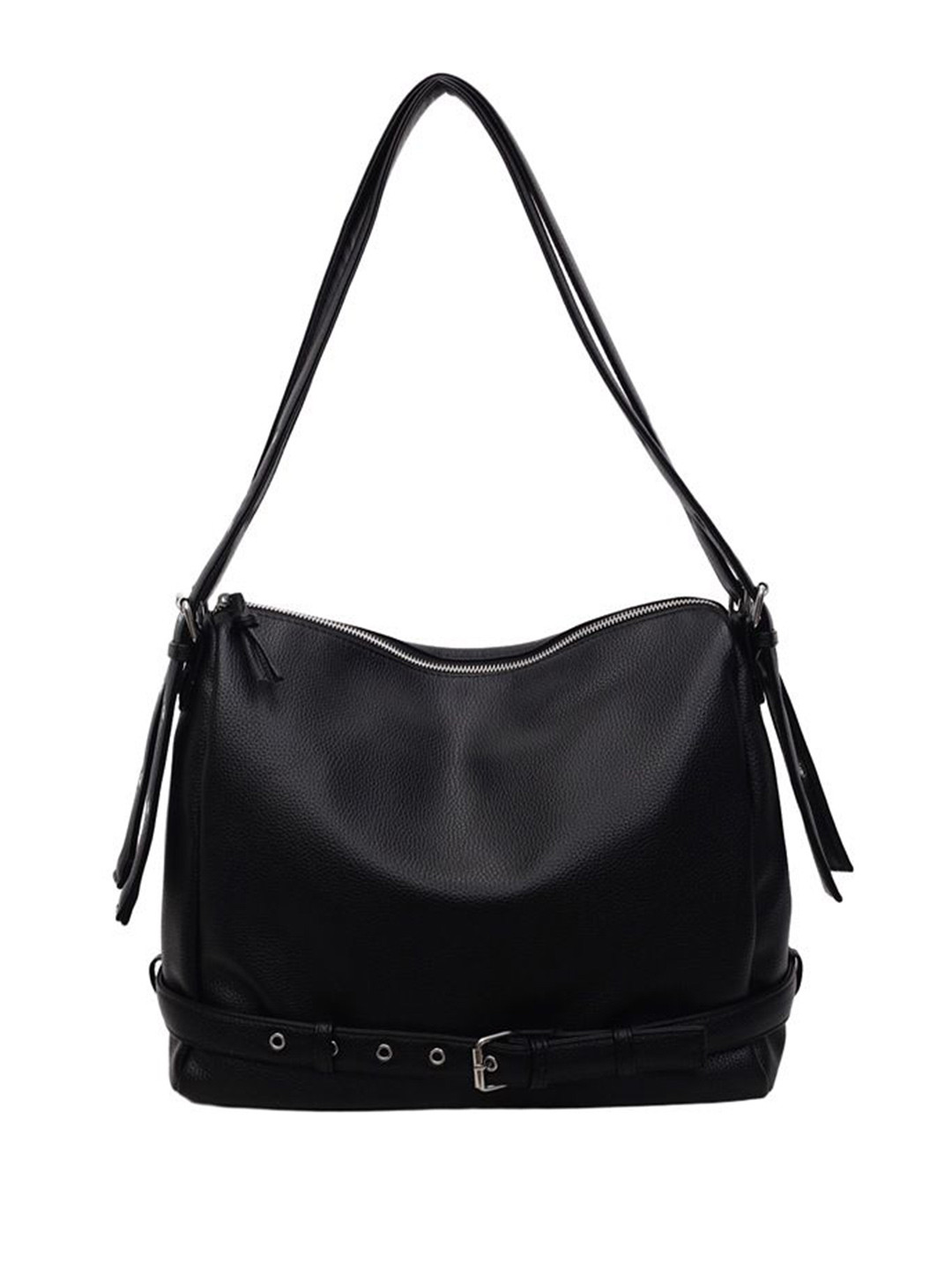 StyleCast x Revolte Women Textured Bucket Shoulder Bag