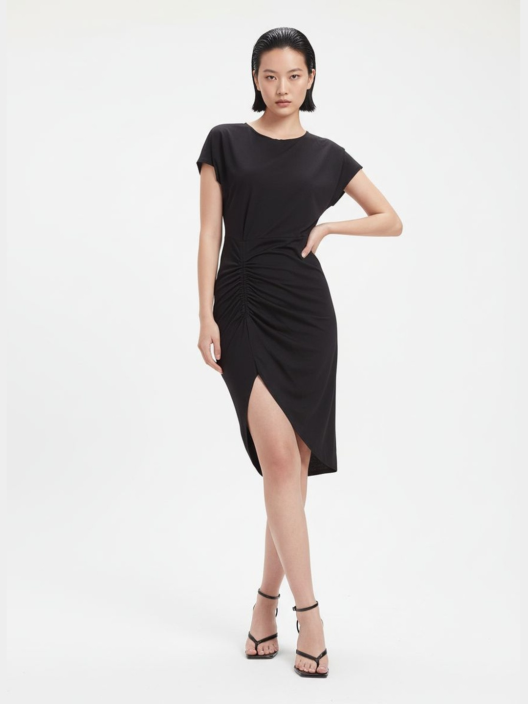DressBerry Ruched Sheath Dress