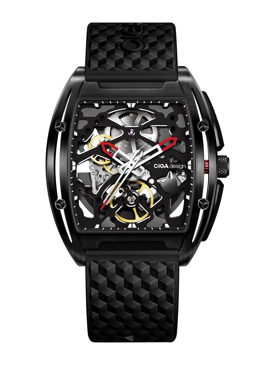 CIGA Design Men Dial & Straps Analogue Automatic Motion Powered Watch Z031-BB01-W5BK