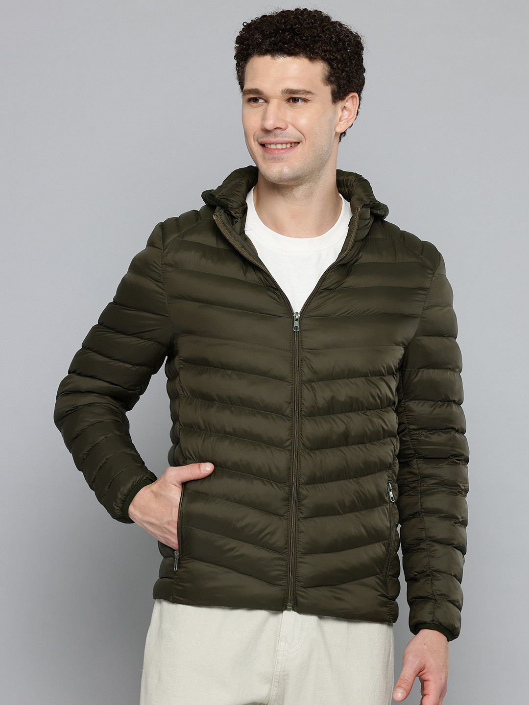 Fort Collins Hooded Mock Collar Jacket