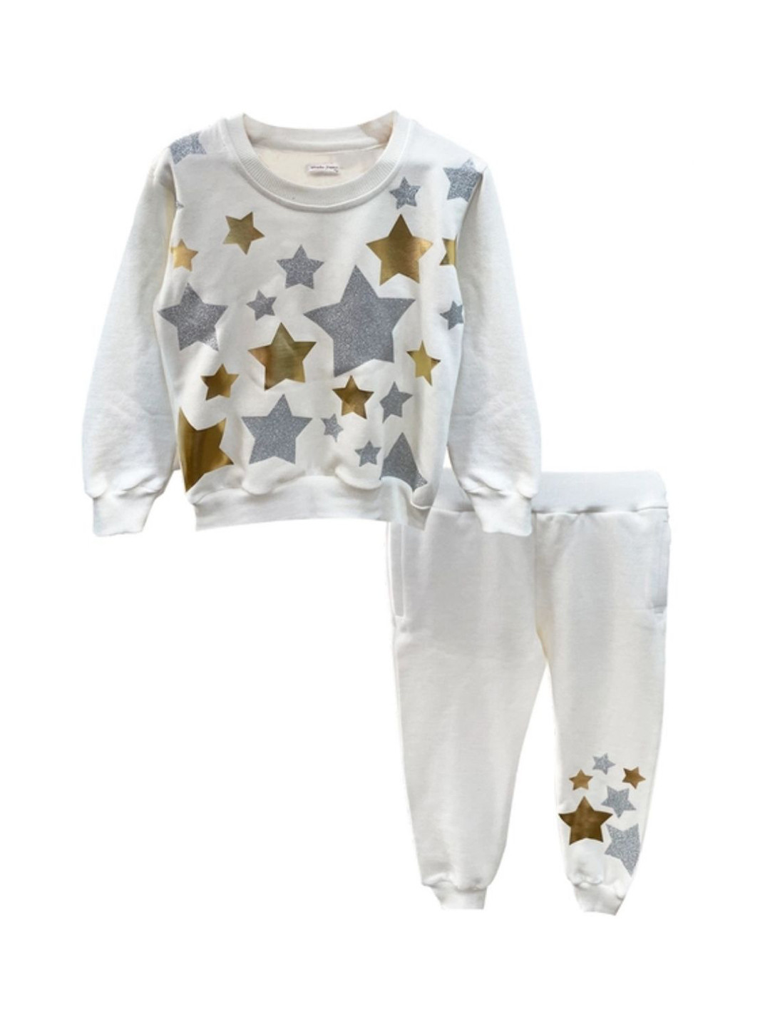 Miracles Happen Printed Round Neck Clothing Set