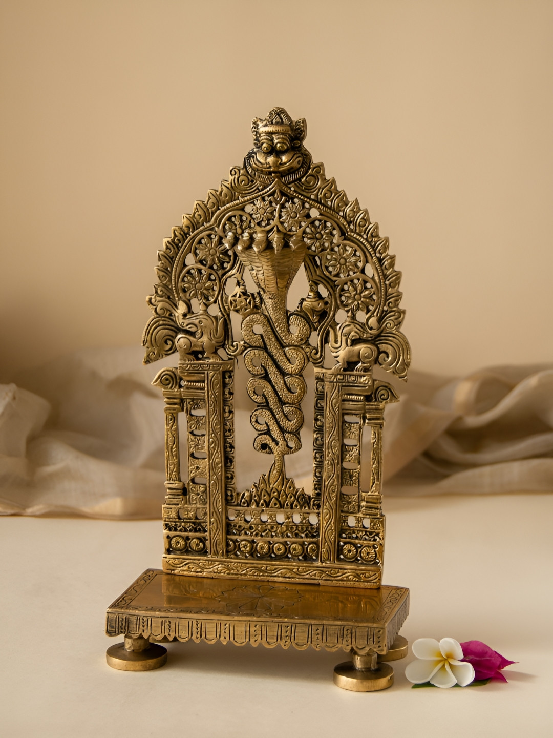 Imli Street Yellow Singhasan Prabhawali Chowkie Pooja Essential