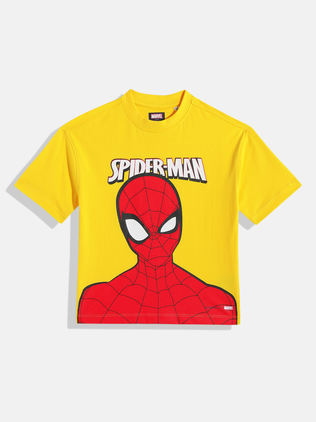 Allen Solly Junior Boys Spider Man Printed Pure Cotton T-shirt