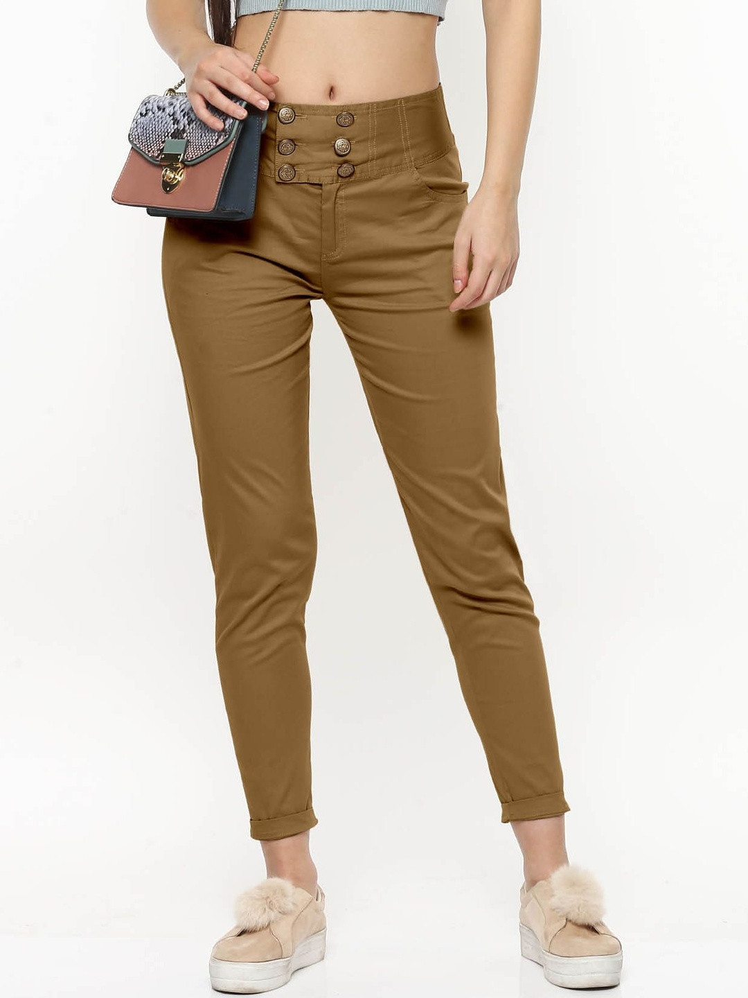 Moda Rapido Women Strechable Cotton Casual Pant