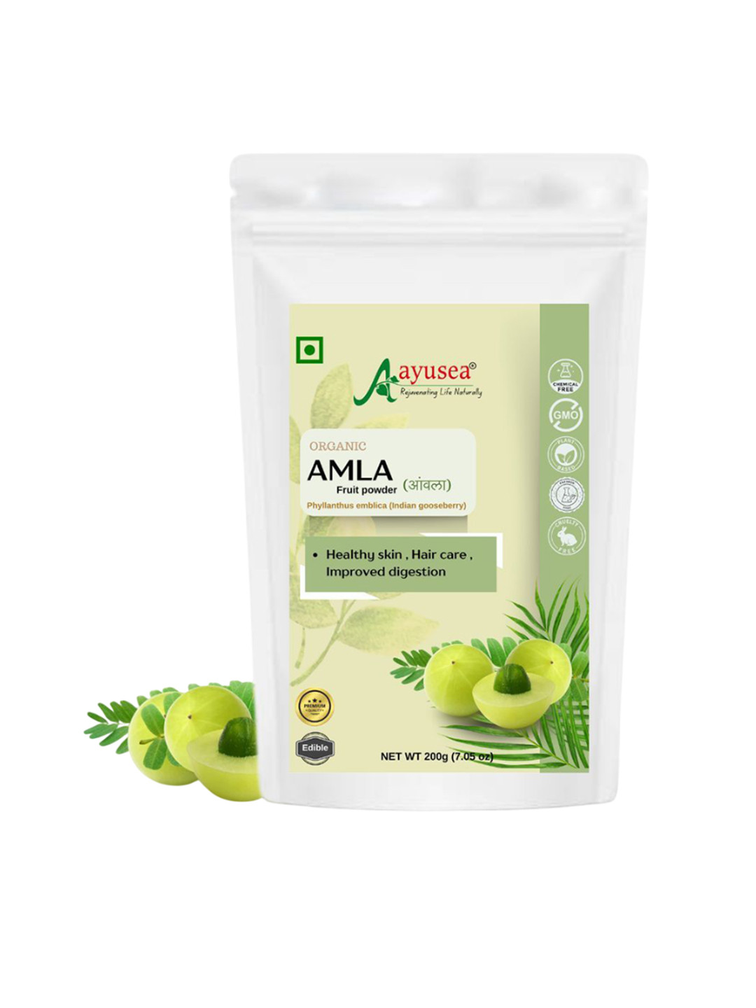 AYUSEA HEALTHCARE Natural Amla Powder For Hair & Skin Care - 200 g