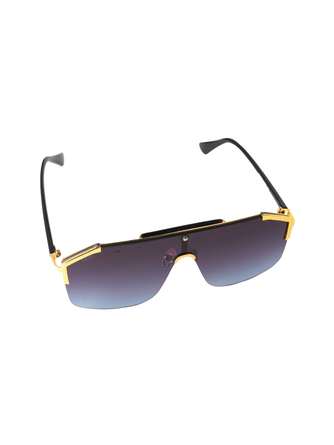 QUE UNIVERSE Men Oversized Sunglasses with UV Protected Lens QUE_EDG_0291_GreyBlue_C3_M