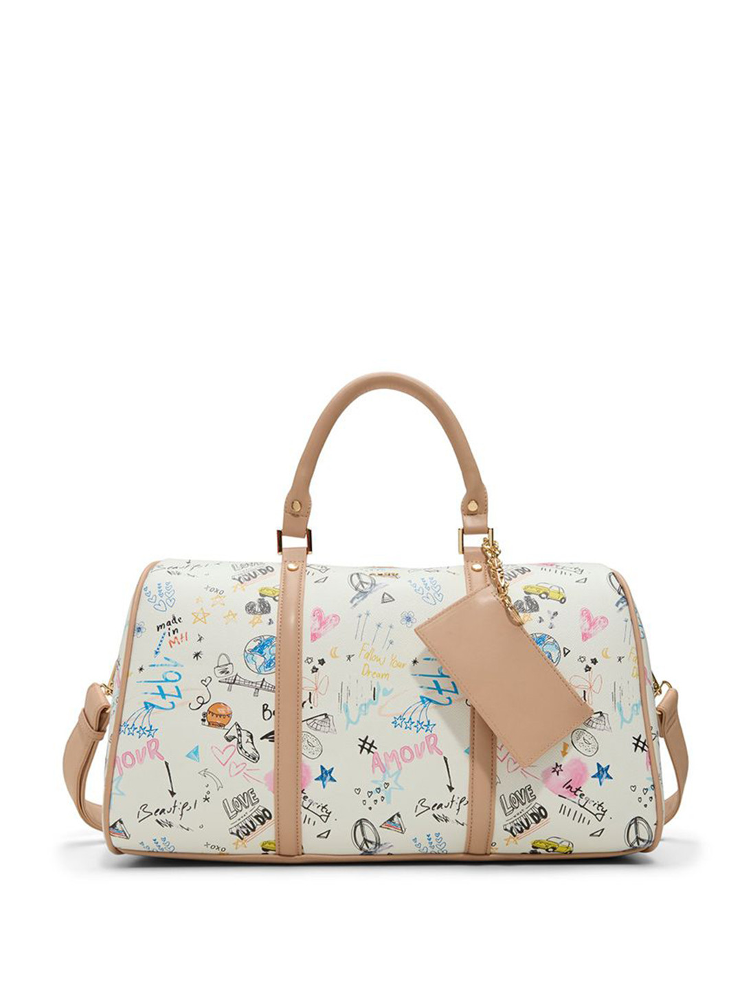 ALDO Women Printed Duffle Bag