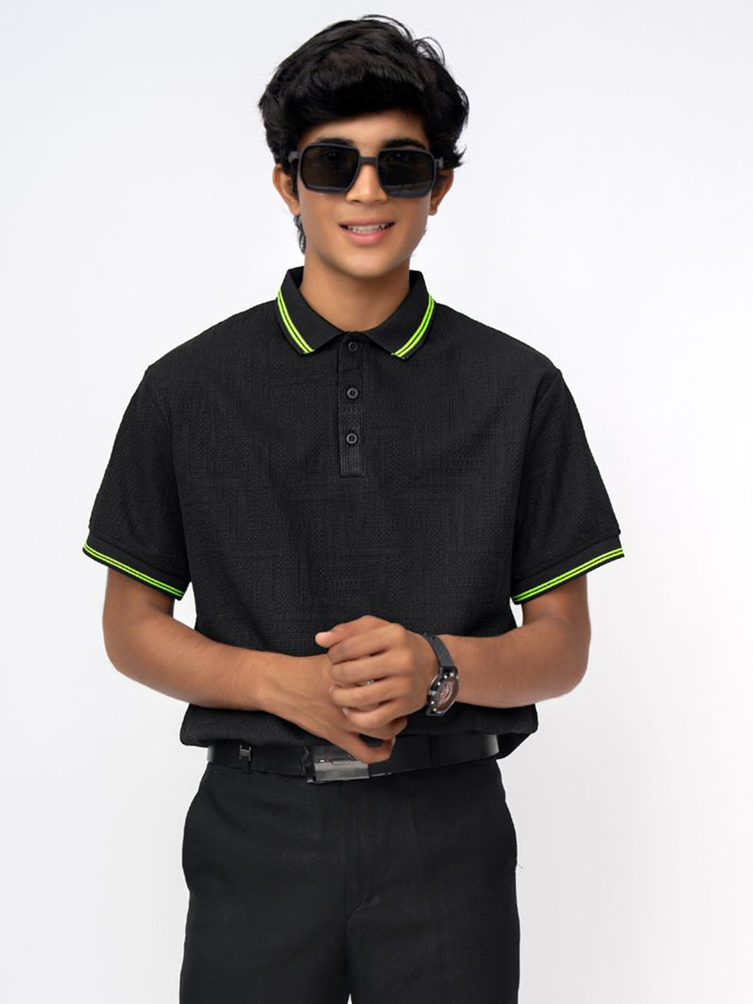 SEISHUN Boys Polo Collar T-shirt