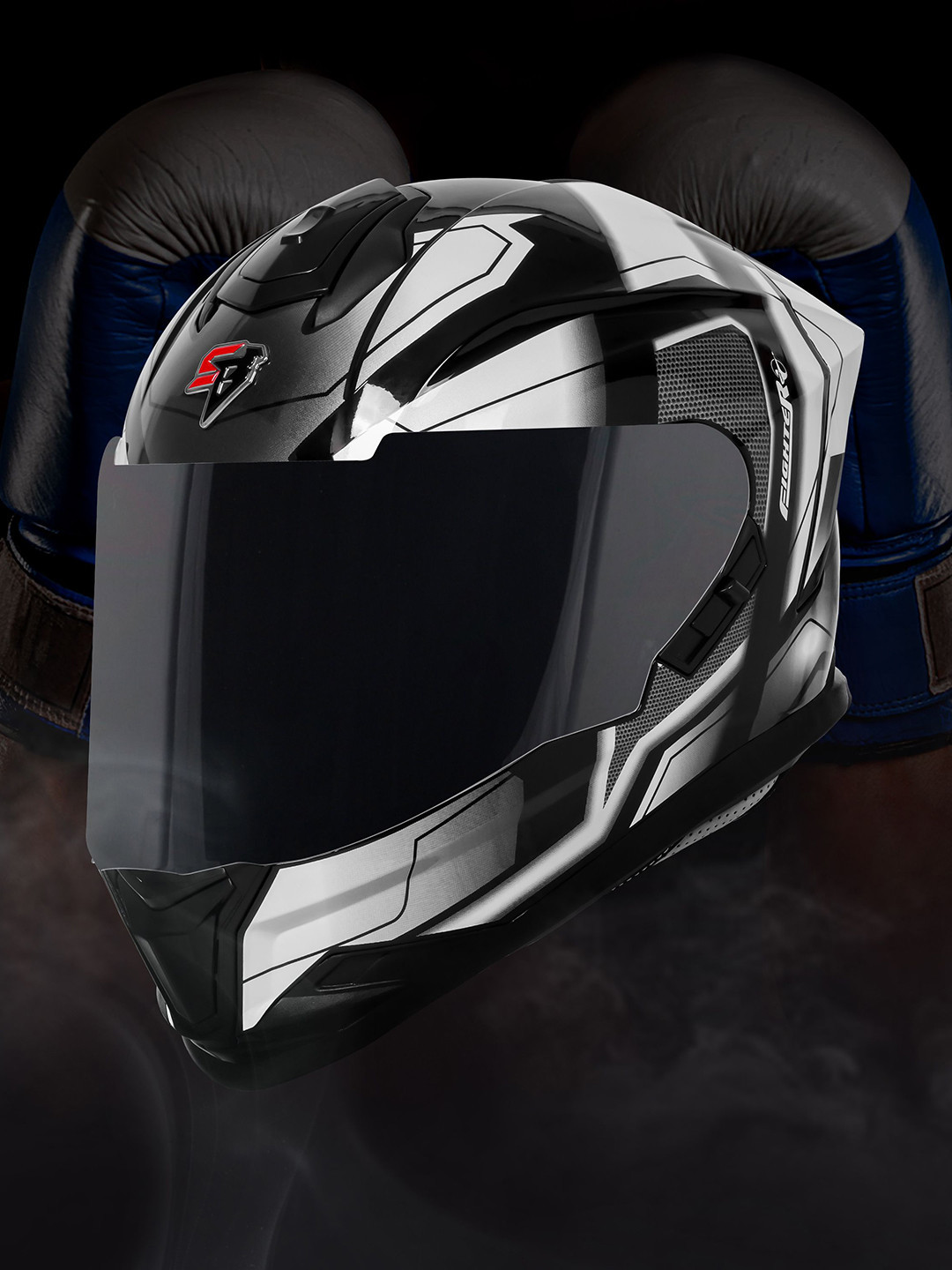 Steelbird Printed SBH 57 Fighter Steel Helmet